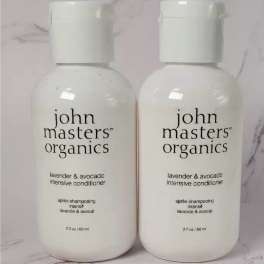2 JOHN MASTERS ORGANICS LAVENDER AND AVOCADO CONDITIONER 2 ML EACH